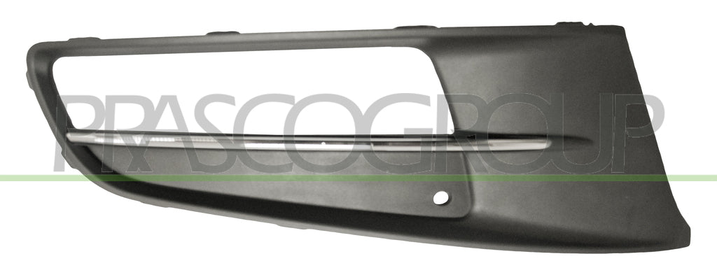 Griglia Destra Paraurti Anteriore Nera con Sede Fendi Aperta con Profilo Cromato Per Volkswagen Sharan dal 2010 al 2015 (VG1012133)