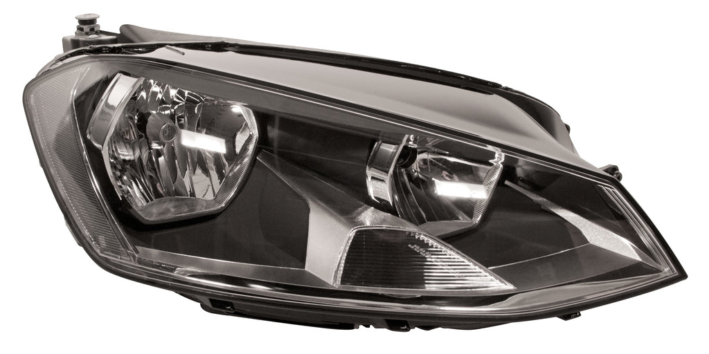 Proiettore Destro H7+h15-Elettrico-Con Motore-Nero Per Volkswagen Golf 7 (VG4004903)