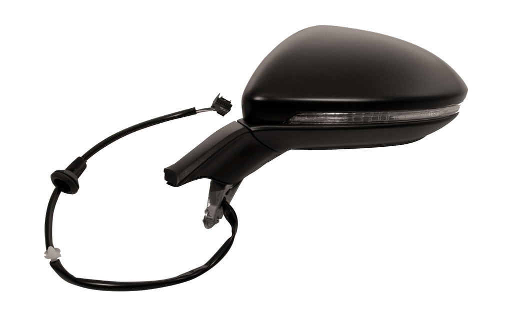 Retrovisore Sinistro-Elettrico-Nero-Termico-Con Fanale-Asferico-6 Pins Per Volkswagen Golf 7 (VG4007312P)
