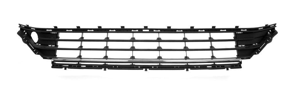 Griglia Paraurti Anteriore-Centrale-Nera-Con Modanatura Cromata Per Volkswagen Golf 7.5 (VG4042130)