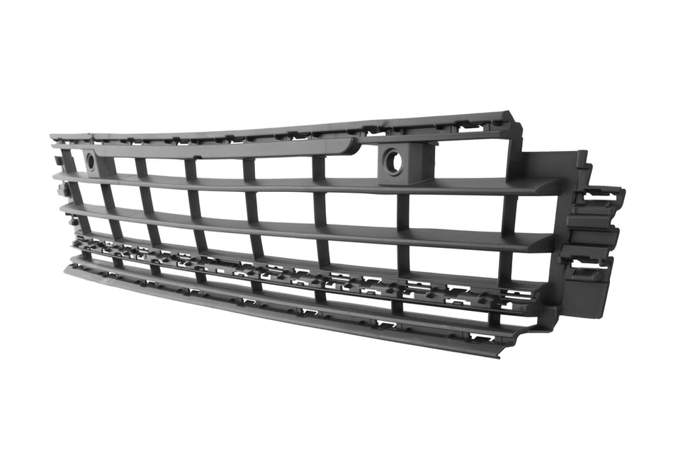 Griglia Paraurti Anteriore-Centrale-Nera-Con Fori Pdc+supporti Per Volkswagen Golf Viii (VG4102120)