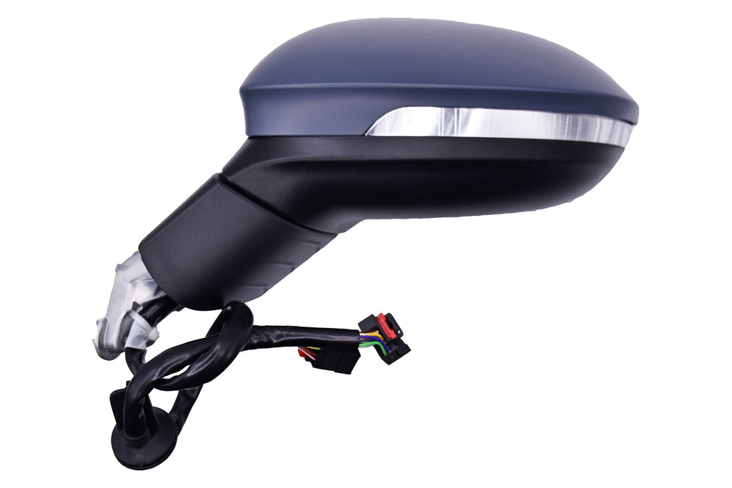 Retrovisore Sinistro-Elettrico-Con Primer-Termico-Chiudibile-Con Fanale-Con Luce Cortesia-Con Memoria-Con Lane Assist-Asferico-16 Pins Per Volkswagen Golf Viii (VG4107334P)