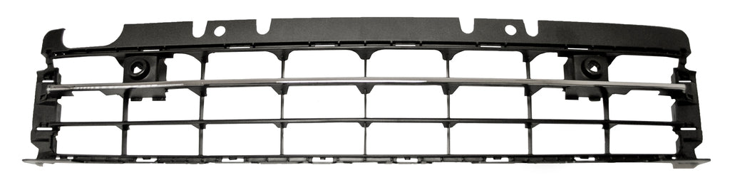 Griglia Paraurti Anteriore-Centrale-Nera-Goffrata-Con Fori Pdc+supporti Per Volkswagen New Beetle (VG4242120)