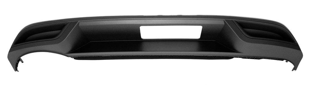 Spoiler Paraurti Posteriore-Nero-Goffrato Per Volkswagen Golf 7.5 Variant (VG4521851)