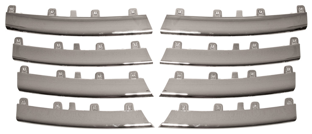 Kit Modanature Griglia Radiatore-Cromato-(8 Pezzi) Per Volkswagen Jetta Golf Variant (VG5202240)