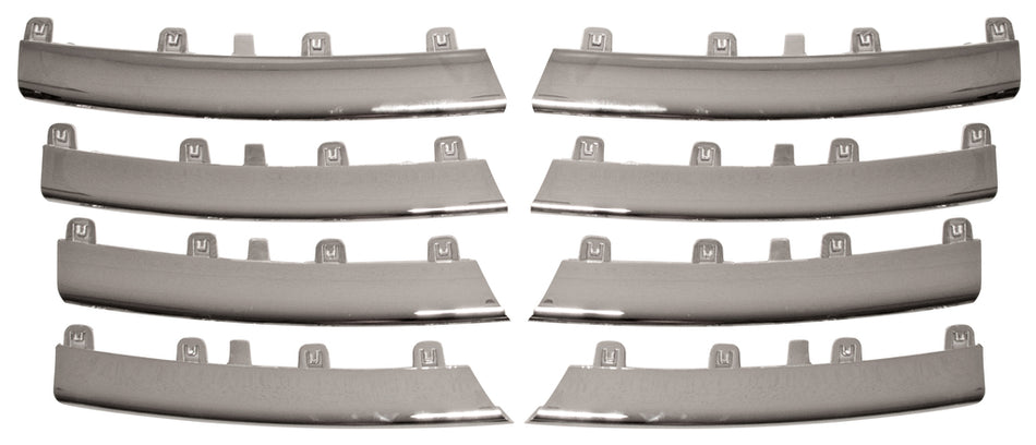 Kit Modanature Griglia Radiatore-Cromato-(8 Pezzi) Per Volkswagen Jetta Golf Variant (VG5202240)