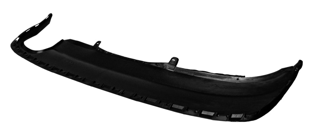 Spoiler Paraurti Posteriore-Nero-Goffrato-Con Scarico Doppio A Sinistra Per Volkswagen Passat Cc (VG6201851)