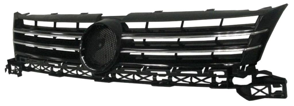Griglia Radiatore-Nera-Lucida-Con Modanatura Cromata Per Volkswagen Touran (VG7192001)