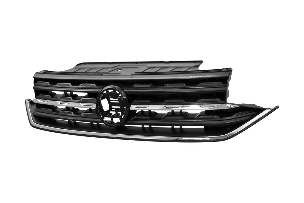 Griglia Radiatore-Nera-Con Modanatura Cromata Per Volkswagen T-Cross (VG7502011)