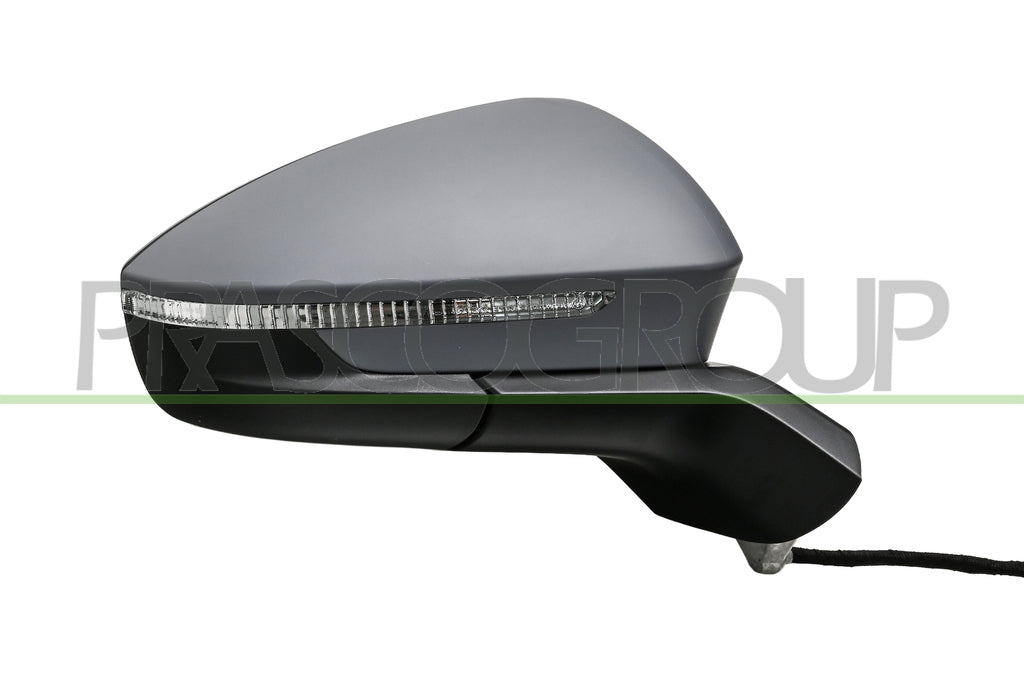 Specchietto Retrovisore Destro Elettrico con Primer Termico con Fanale con BLIS Convesso 8 Pins Per Volkswagen Id.4 dal 2020 (VG7607313)