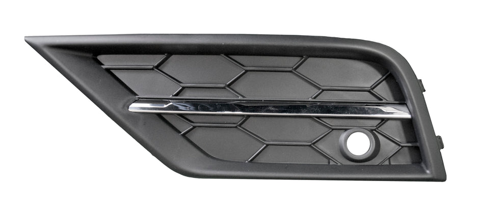 Griglia Sinistra Paraurti Anteriore-Superiore-Con Modanatura Cromata-Con Fori Pdc+supporti Per Volkswagen Tiguan (VG8102104)