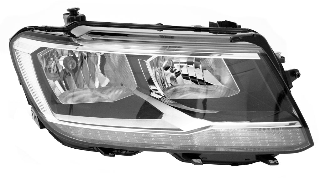 Proiettore Destro H7+h7-Elettrico-Con Motore-Con Luce Diurna-Nero Per Volkswagen Tiguan (VG8104903)
