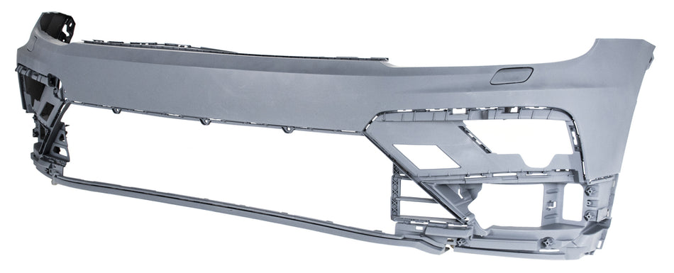 Paraurti Anteriore-Con Primer-Con Fori Lavafari E Tappi+supporti-Con Tracce Park Assist Per Volkswagen Tiguan R-Line (VG8111021)