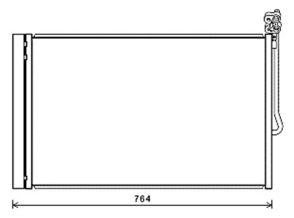Condensatore Per Volkswagen Touareg (7p) (VG819C001)