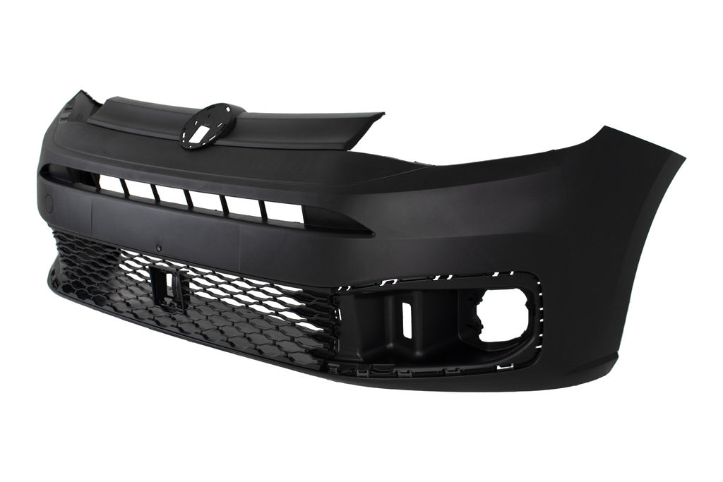 Paraurti Anteriore-Nero-Goffrato Per Volkswagen Caddy Cargo/van (VG8611001)