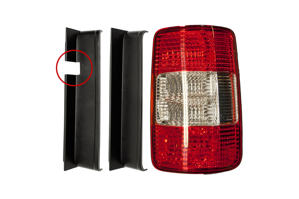 Fanale Posteriore Destro-Senza Portalampada-Con Supporti Per Mod. Portellone E 2 Porte Battenti Per Volkswagen Caddy (VG9044153)