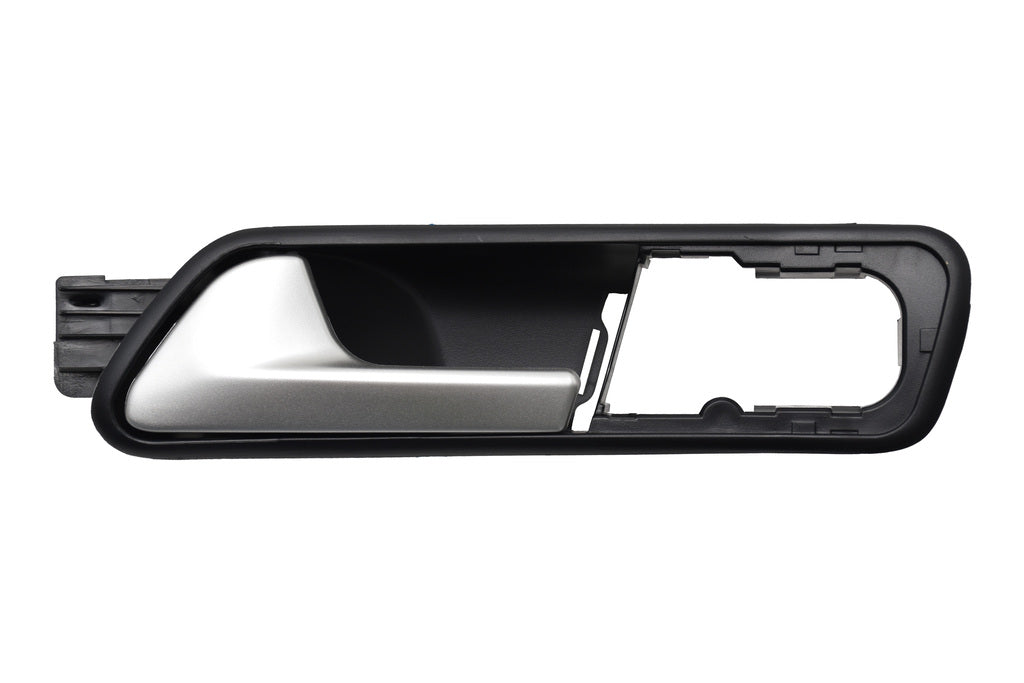 Maniglia Anteriore Sinistra-Interna-Con Leva Argento-Con Mostrina Nera Per Volkswagen Caddy (VG9048402)