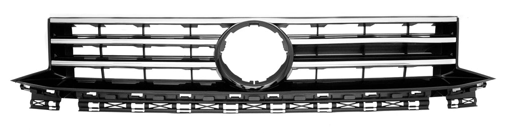 Griglia Radiatore-Nera-Lucida-Con Modanatura Cromata Per Volkswagen Caddy (VG9072021)