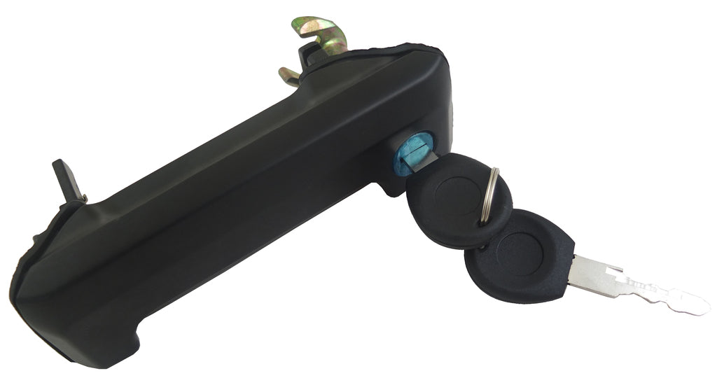 Maniglia Posteriore Destra-Esterna-Nera-Liscia-Con Chiave Per Volkswagen T4 (VG9138141)