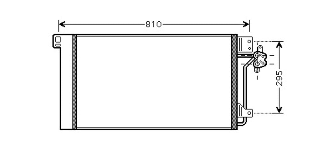 Condensatore Per Volkswagen T5 (VG917C001)