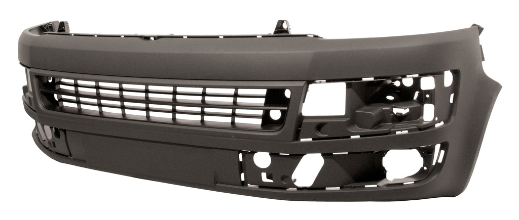 Paraurti Anteriore-Grigio Scuro-Goffrato-Con Griglia Centrale Per Volkswagen T5 (VG9191001)