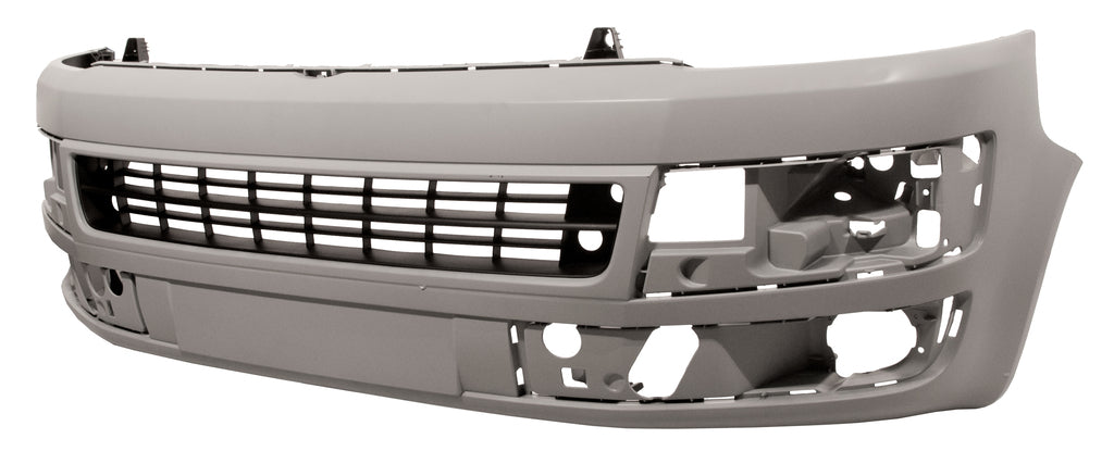 Paraurti Anteriore-Con Primer-Con Tracce Pdc E Lavafari-Con Griglia Centrale Per Volkswagen T5 (VG9191011)